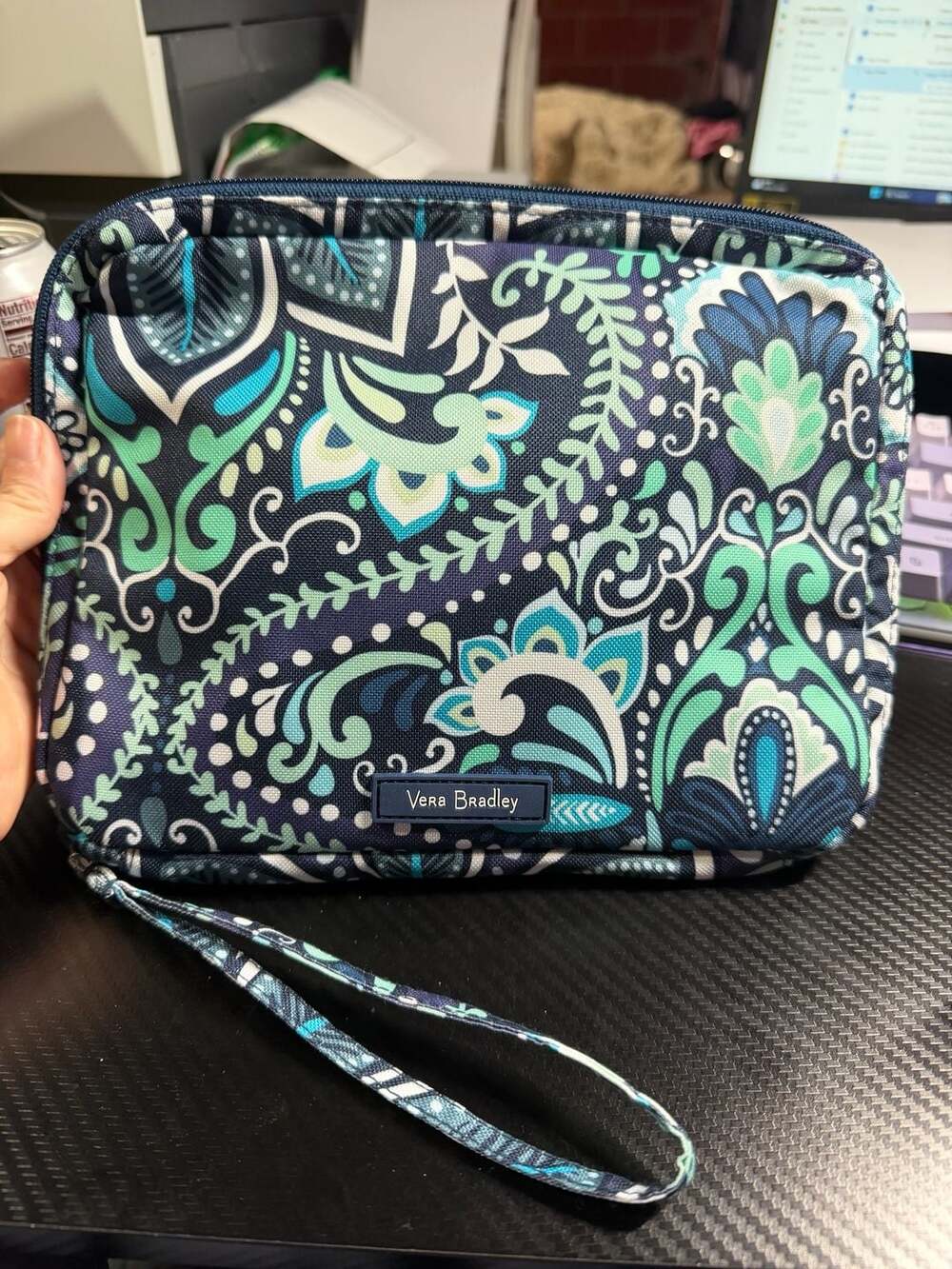 Vera Bradley Paisley Print Zip-Around Wristlet Travel Organizer